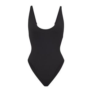 SKIMS Swim Onyx Scoop Neck One Piece